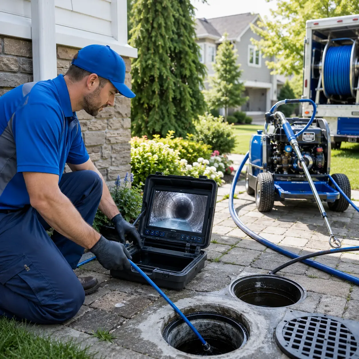 Outdoor drain cleaning professionals serving Highland Falls, NY